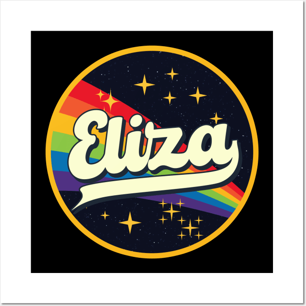 Eliza // Rainbow In Space Vintage Style Wall Art by LMW Art